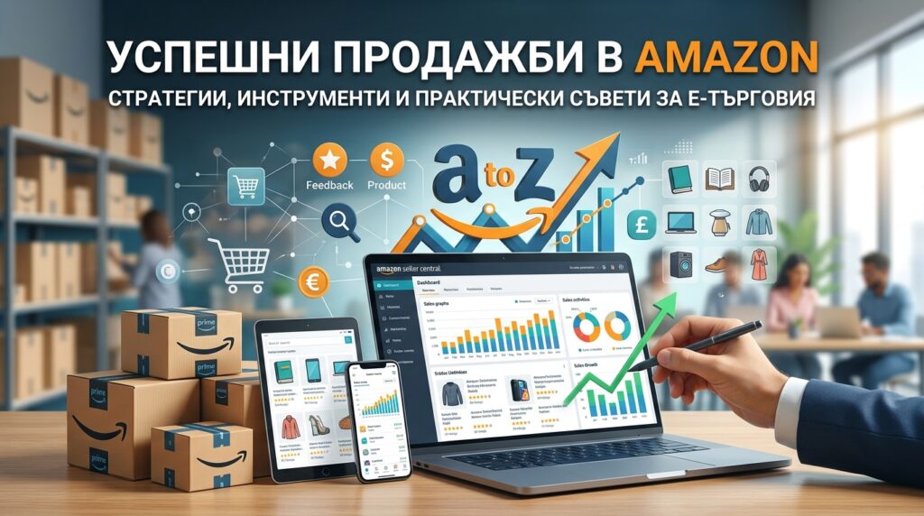 продажби в амазон, акаунт в амазон